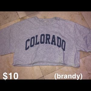 BRANDY MELLVILE COLORADO CROP TOP
